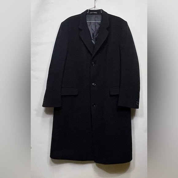 Smiths Bermuda Other - Smiths Bermuda Mens Cashmere Trench Over Coat Size 44 Large Long England
